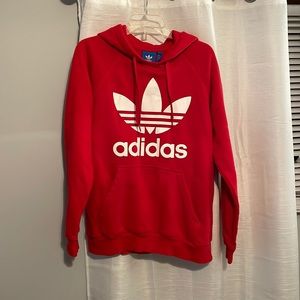 Adidas trefoil hoodie sz M